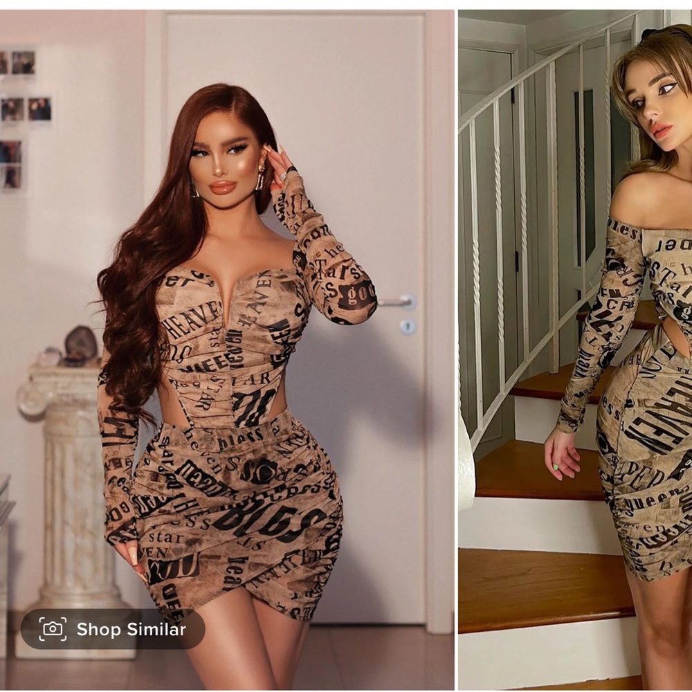Fashionnova Tell me I’m fly skirt set